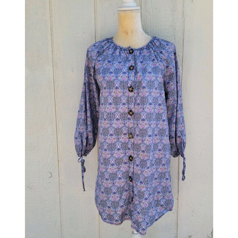 Liberty Fabric x J. Crew | Club Nouveau Ditzy Floral Button-Front Dress Wmns XS